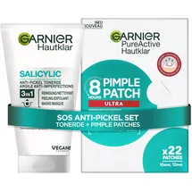 Garnier Hautklar 3in1 Kohle Anti Mitesser Reinigung Peeling Maske 150 ml