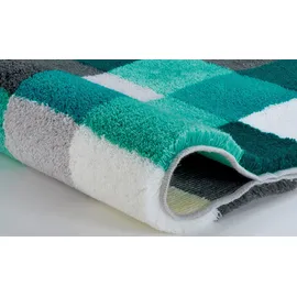 KLEINE WOLKE Caro Petrol 70 x 120 cm