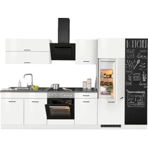 kochstation Küchenzeile »KS-Trier«, ohne E-Geräte, Breite 320 cm, weiß