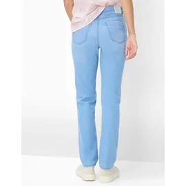 Brax Damen, Five-Pocket-Hose Style CAROLA USED LIGHT BLUE, denim hellblau, Gr. 44K