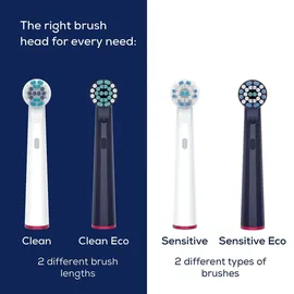 Beurer Clean Eco Green Planet Aufsteckbürste dunkelblau 4 St.