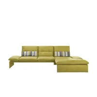 KOINOR Leder-Ecksofa  Humfrey ¦ grün ¦ Maße (cm): B: 314 H: 93 T: 159