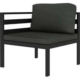 vidaXL Garten-Lounge-Set 3-tlg. anthrazit