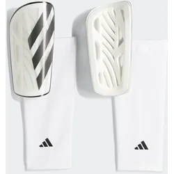 Fußball Schienbeinschoner ADIDAS PERFORMANCE "TIRO LEAGUE SCHIENBEINSCHONER", Gr. S, silber (weiß, schwarz, silber metallic), Protektoren