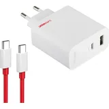 OnePlus SUPERVOOC 80W Dual Ports GaN Power Adapter Kit