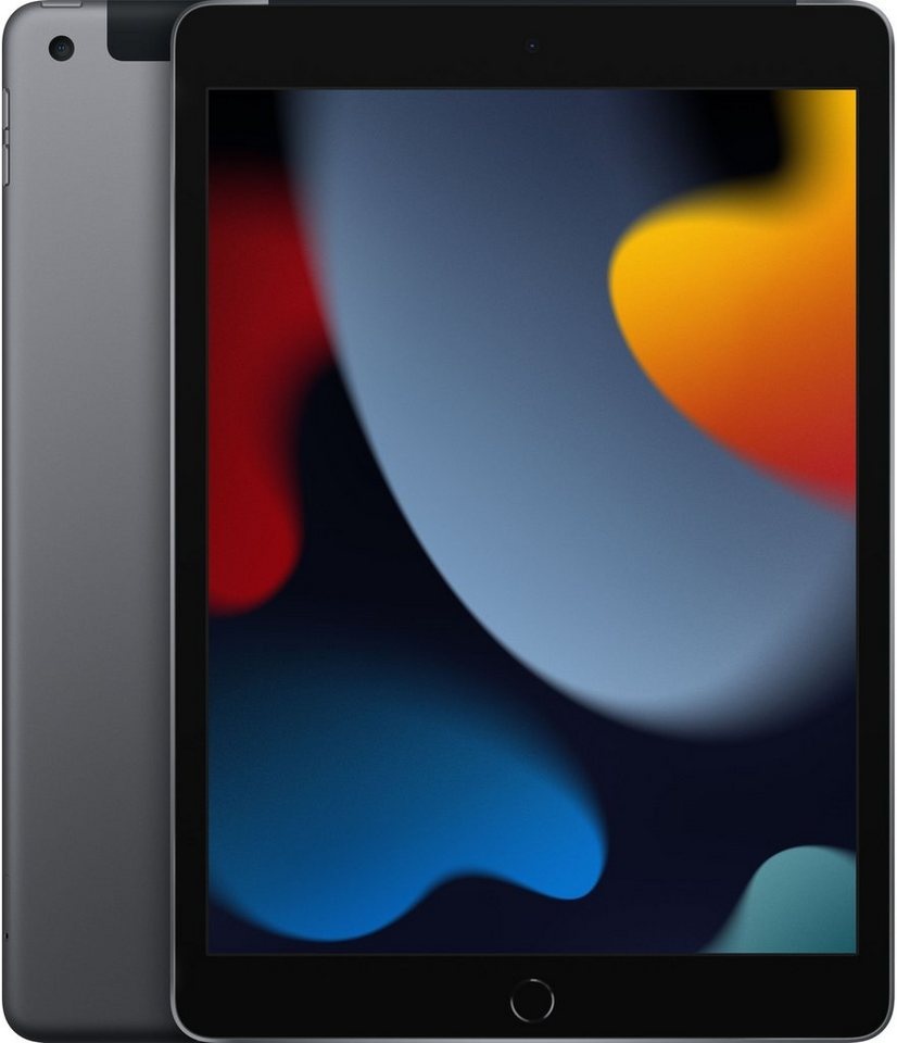 Apple iPad 10.2" Wi-Fi + Cellular (2021) Tablet (10,2", 64 GB, iPadOS, 4G (LTE) grau