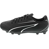 Puma Vitoria FG/AG Soccer Shoe, Black White, 40