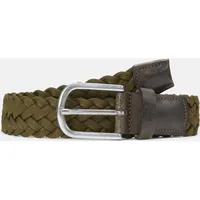 Timberland Braided Leather Details 35 Mm Gürtel Cassel Earth