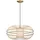 Westinghouse Tulcea 1-flg. 50 cm rund Messing/Bambus