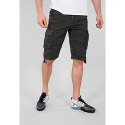 Alpha Industries Freizeithose Jet (Baumwolle) kurz grauschwarz Herren