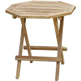 Garden Pleasure Gartentisch LUANG braun achteckig 50,0 x 50,0 x 50,0 cm