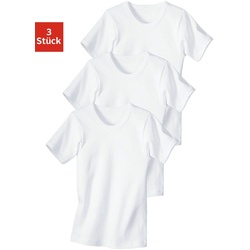 H.I.S Unterhemd, (Packung, 3 St.), Feinripp-Qualität, reine Baumwolle H.I.S weiß weiß