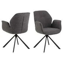 AC Design Esszimmerstuhl AURA Polyester grau