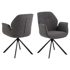 AC Design Esszimmerstuhl AURA Polyester grau