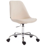 TPFLiving Bürostuhl Toulon Kunstleder Creme