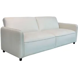 dorel home 3-Sitzer DOREL HOME "Allie Curved Schlafsofa 209 cm", beige (creme), B:209cm H:80cm T:91cm, 100% Polyester, Sofas, Bettfunktion (110/190), verstellbare Rückenlehne, Cord u. Velours