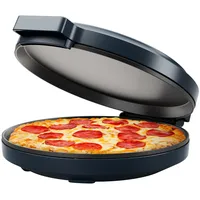 Chefman Everything Maker & Pizzaofen – Pizzaofen elektrisch für die Arbeitsplatte mit 30 cm großen Antihaft-Kochplatten, zum Zubereiten von Pizza, Quesadillas, Omelettes und mehr, mit Kontrollleuchten