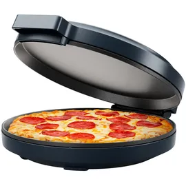 Chefman Everything Maker & Pizzaofen – Pizzaofen elektrisch für die Arbeitsplatte mit 30 cm großen Antihaft-Kochplatten, zum Zubereiten von Pizza, Quesadillas, Omelettes und mehr, mit Kontrollleuchten