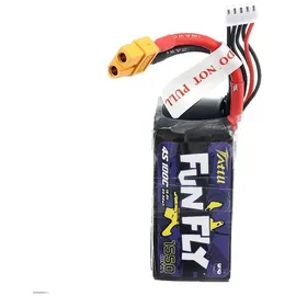 AccuCell Li-Polymer-Akku 1550mAh 14.8V Burst 200C 4S XT60-Stecker für Modellbau, Drohne, Multicopter, Quadrocopter wie 4S1P