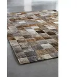 Esbeco Kuhfell Patchwork  (Hellbraun, 100 % Echtfell, 180 x 120 cm)