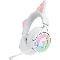 Razer Kraken Kitty V3 Pro Weiß - Kabelloses RGB-Kitty-Headset