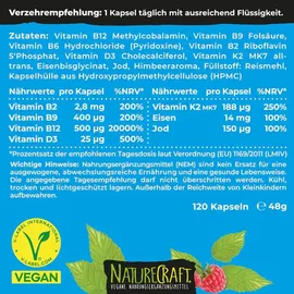 Naturecraft Vegan Basics Kapseln 120 St.