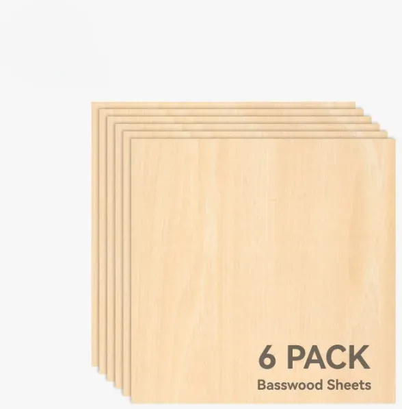 Bambu Lab 3mm Basswood Plywood (6PCS)