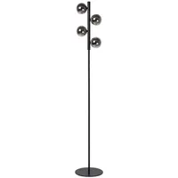 LUCIDE Stehleuchte Tycho, (LBH 26x25x154 cm, Schwarz)