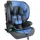 XOMAX Kindersitz ISOFIX I mitwachsend I 9-36 kg, 15 Monate - 12 Jahre, Gruppe 1/2/3 I 5-Punkt-Gurt und 3-Punkt-Gurt I Bezug abnehmbar und waschbar I ECE R129 I anthrazit-blau