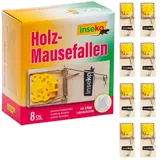 inseko Mausefallen 8 x I hochwertig I wiederverwendbar
