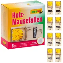 inseko Mausefallen 8 x I hochwertig I wiederverwendbar