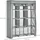 Homcom Kleiderschrank 125 x 162,5 x 43 cm Hellgrau