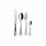 Comas Besteck-Set Baguette XL 24-tlg., Tafelbesteck, Edelstahl 18/10, Silberfarben, 4883