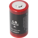 AccuCell ER34615 Lithium Batterie D Mono 3,6 Volt 19000mAh mit breitem Pluspol min. 0,8cm, max. 11,5mm