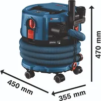 Bosch GAS 18V-12 MC Professional Akku Staubsauger BITURBO Brushless