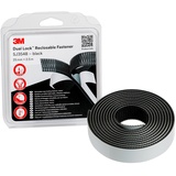 3M Dual Lock Klettband zum Aufkleben (L x B) 2.5m, x 25mm Schwarz