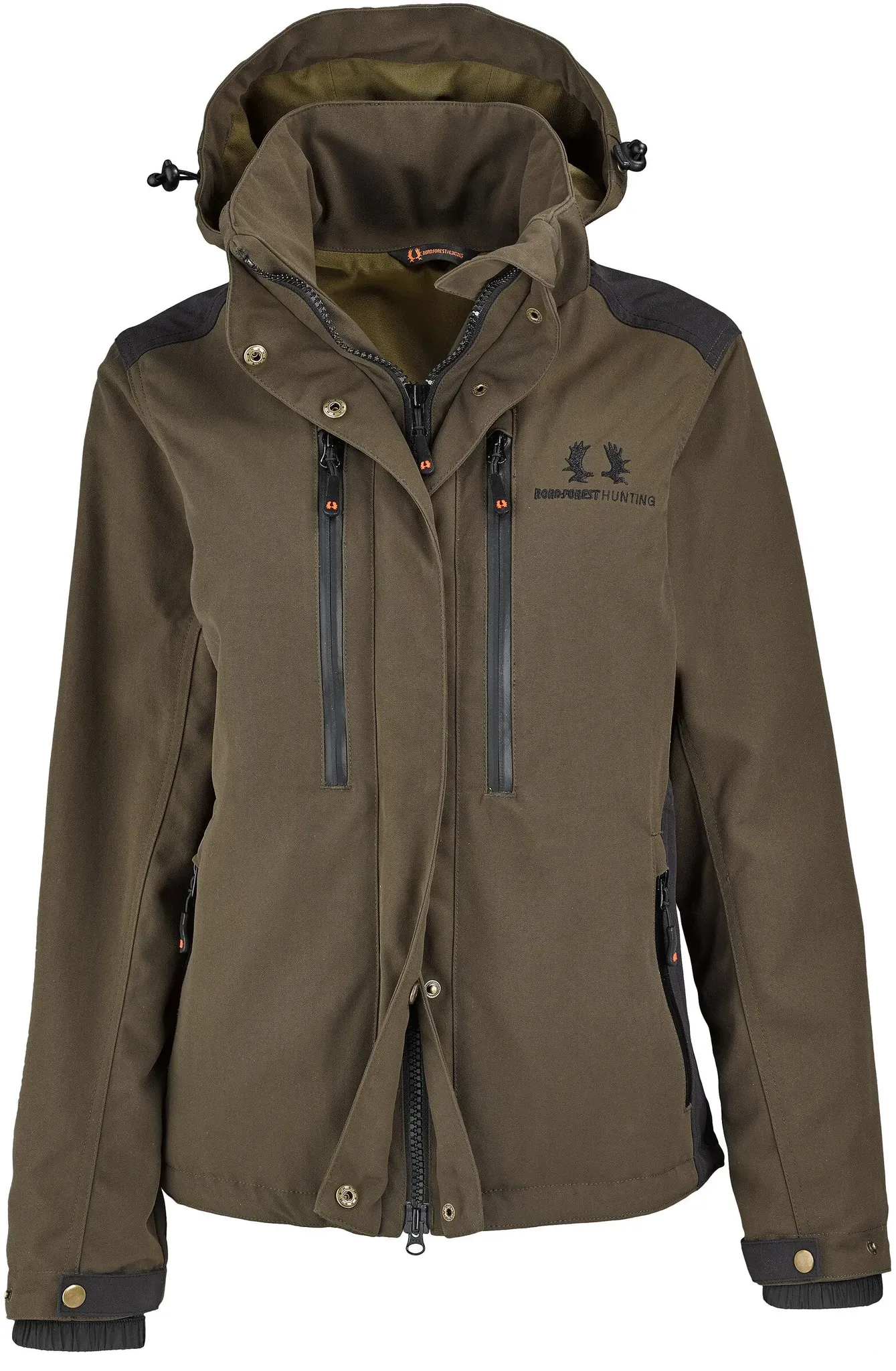 Nordforest Hunting Jacke Skadi, dark brownish green, XL