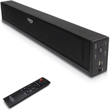 Xoro HSB 50 ARC - TV Soundbar, HDMI ARC Unterstützung, Bluetooth Lautsprecher, USB Mediaplayer, Line IN, Optisch & Koaxialer Audioeingang, Wandmontage möglich, Schwarz