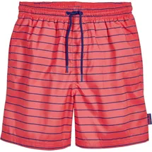 Playshoes Kinder Badeshort "Beach-Short Ringel" in Rot | Gr.: 98/104