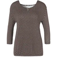 VIVANCE Rundhalsshirt Damen schwarz Gr.36/38