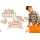 Metrie Holzbausteine Quader flach und breit 26 cm