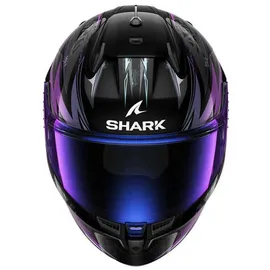 Shark D-Skwal 3 BLAST-R Integralhelm - Schwarz/Grau/Türkis / XL