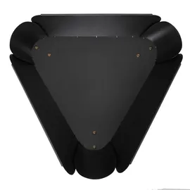 VASNER Merive M1 Feuerschale niedrig abgerundet Schwarz