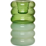 DESIGN LETTERS Hoop Klassischer Kerzenhalter grün