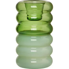 DESIGN LETTERS Hoop Klassischer Kerzenhalter grün