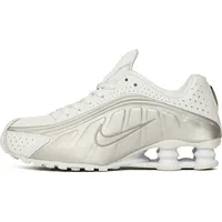 Nike Shox R4 "White Metallic Silver", Weiß, Größe: 40,5 - Weiß - 40,5