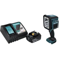 Makita DML 812 RG1 Akku LED Handstrahler Taschen Lampe 18 V 1250 lm + 1x Akku 6,0 Ah + Ladegerät