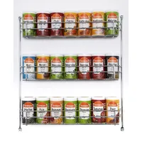 Ostmann Gewürze - gefülltes Gewürzregal mit 21 Gewürzdosen | Set aus Gewürze, Kräuter, Gewürzmischungen | zum Aufhängen | für die Schranktür | Menge: 1 Stück
