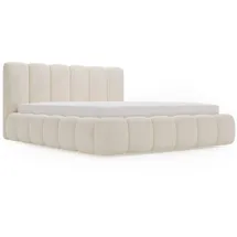 GRAINGOLD Polsterbett Beige, Textil, 140x200 cm, Schlafzimmer, Betten, Polsterbetten