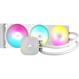 Corsair Nautilus 360 RS ARGB CPU-Flüssigkeitskühler – 360mm AIO – Geräuscharm – Direkter Mainboard-Anschluss – Intel LGA 1851/1700, AMD AM5/AM4 – 3X RS120 ARGB-Ventilatoren Inbegriffen – Weiß